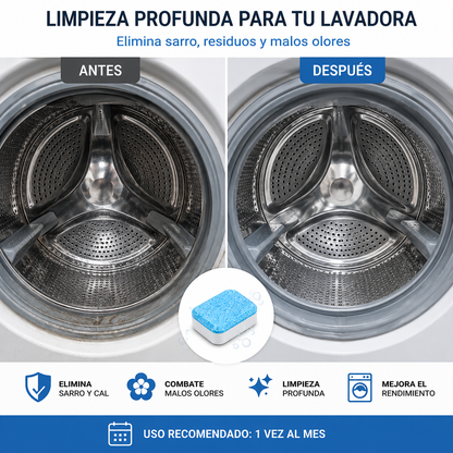 Pastillas Para Limpieza De Lavadora_12 Unidades X Caja