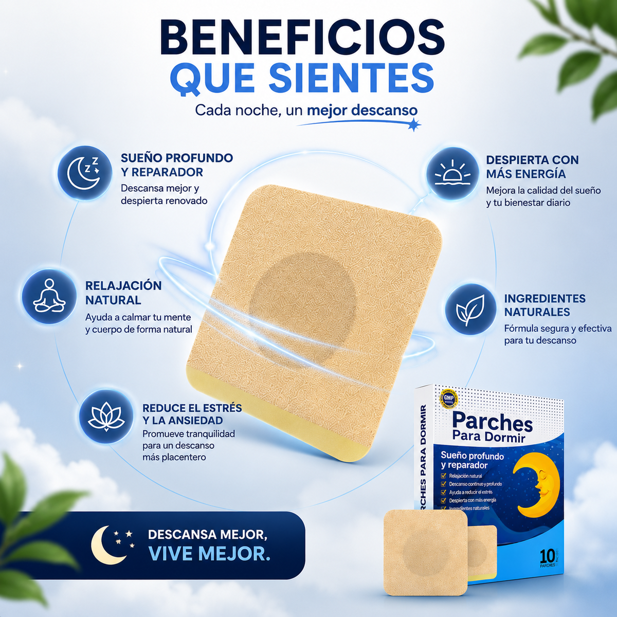 Parche Para Dormir 2X1 (20 Parches)