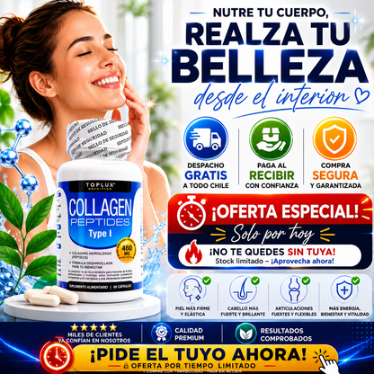 Colágeno Total 5X Premium (460 MG_60 Cápsulas)