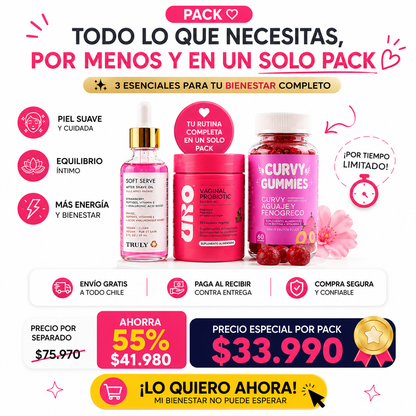 Pack Cuidado Completo para Ella 💖🌸