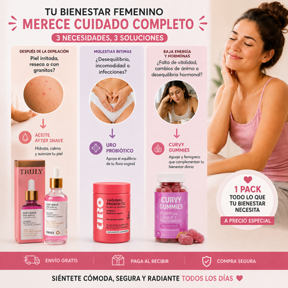 Pack Cuidado Completo para Ella 💖🌸