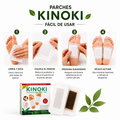 Parches Desintoxicantes Kinokis 2X1 (20 Parches)