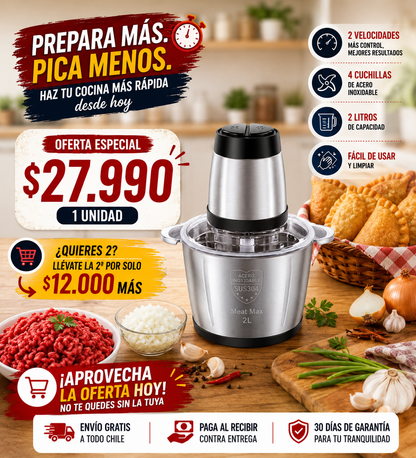 Picadora Electrica  Dos Velocidades