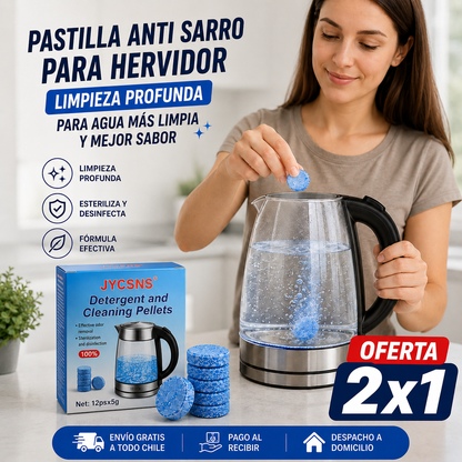 Pastillas Para Hervidor Anti Sarro-Oferta Especial 2X1 ✨