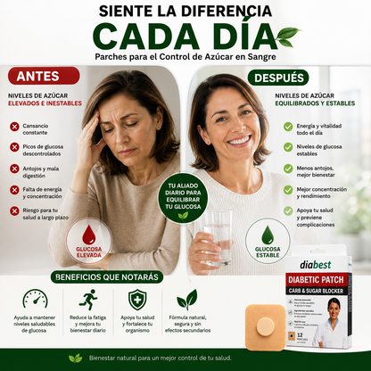 Parches Para El Control De Azucar En Sangre 3 Cajas 36 Unidades en Total