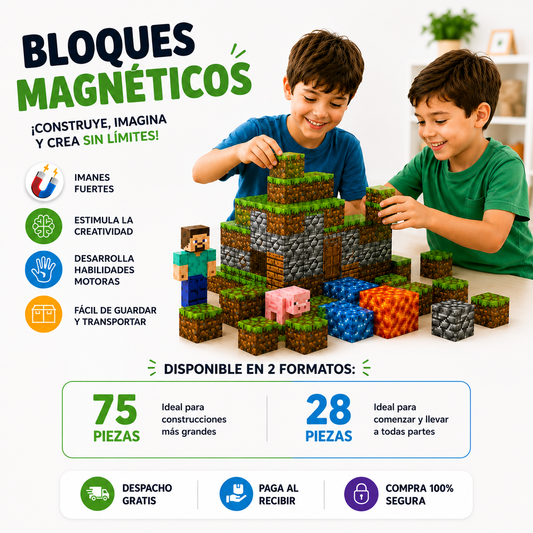 Bloques Magnéticos Minecraft