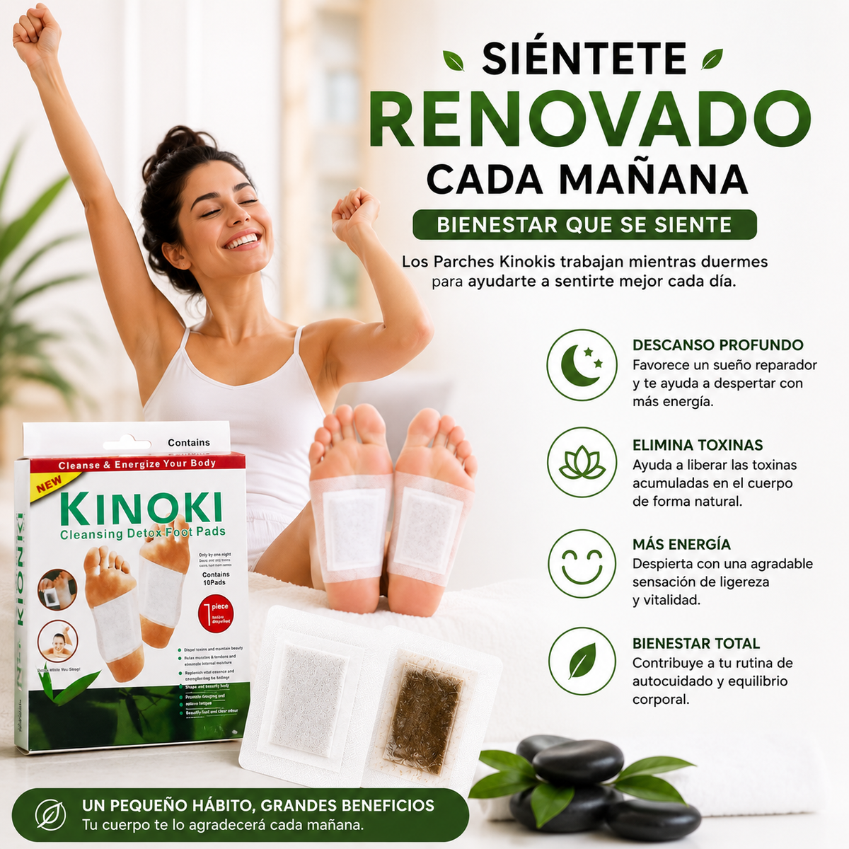 Parches Desintoxicantes Kinokis 2X1 (20 Parches)